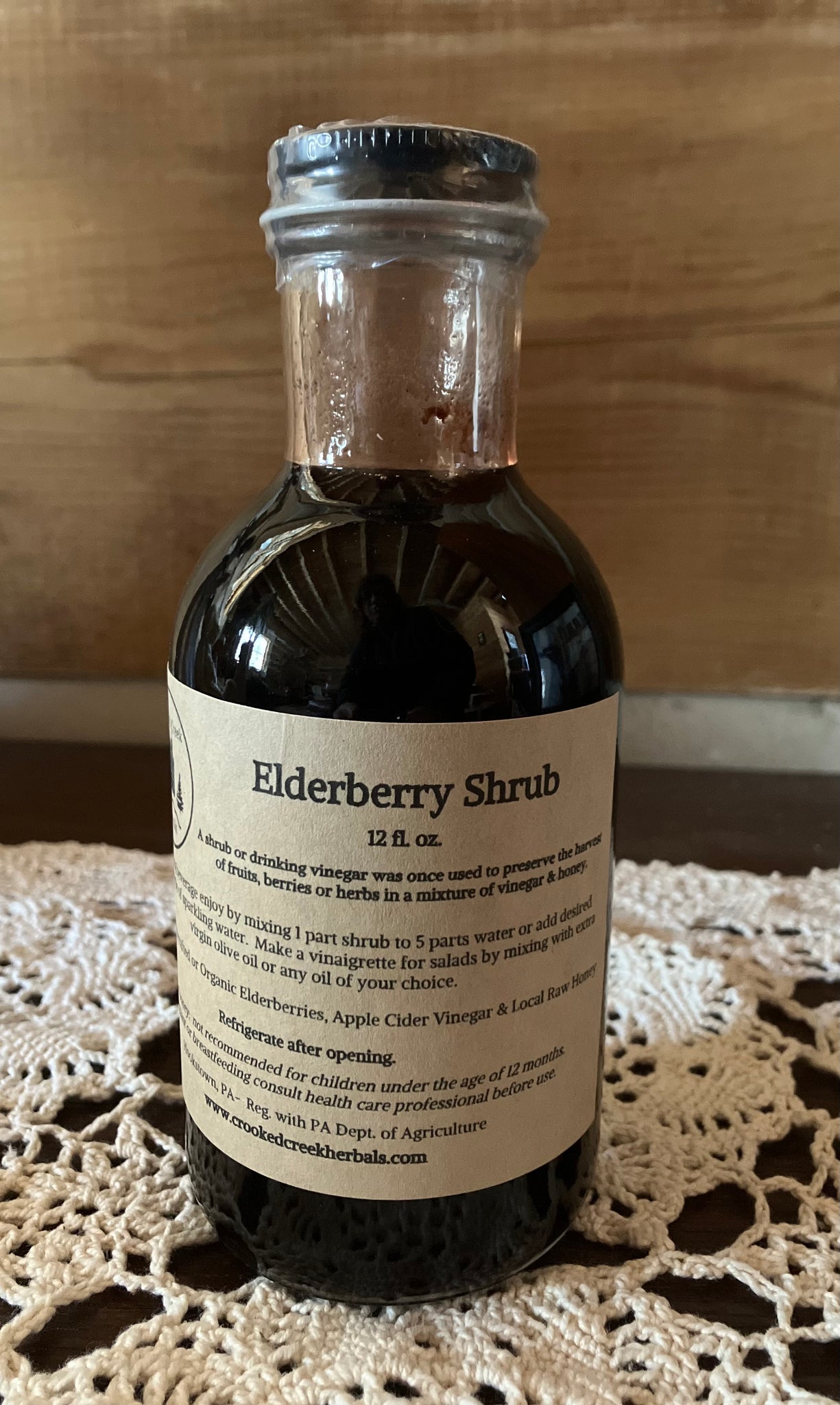 Elderberry Shrub- 12 oz.