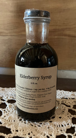 Elderberry Syrup- 12 oz.